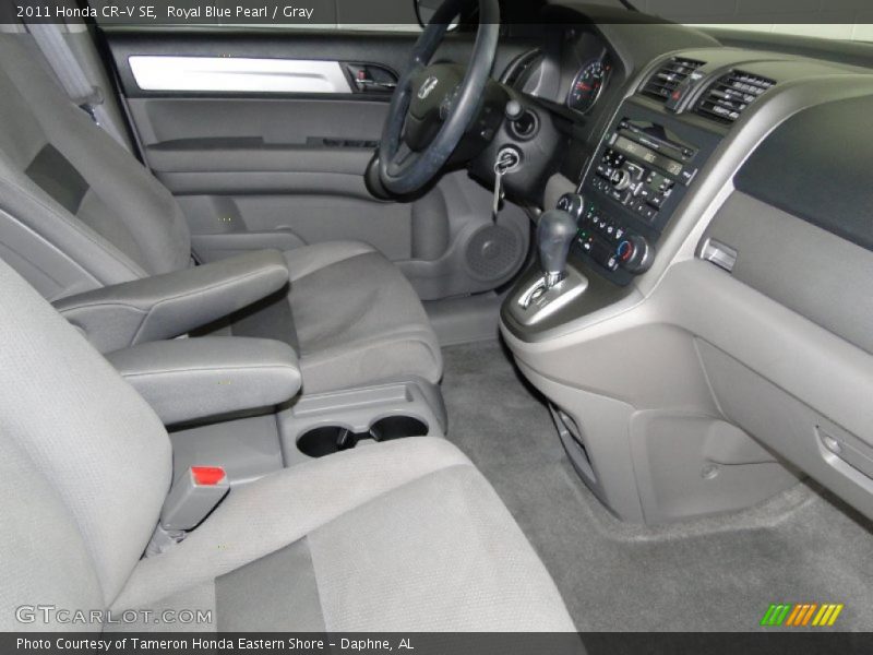 Royal Blue Pearl / Gray 2011 Honda CR-V SE