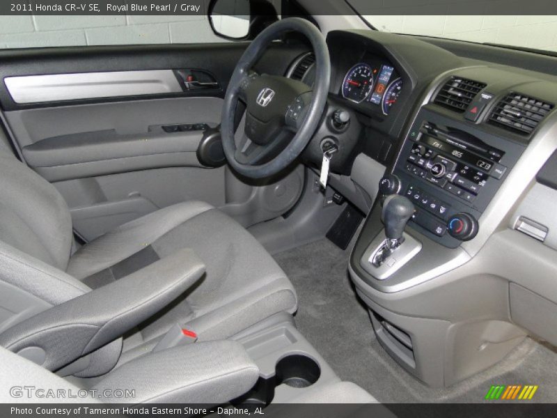 Royal Blue Pearl / Gray 2011 Honda CR-V SE