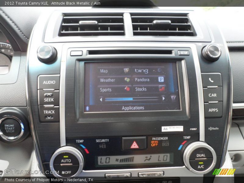 Attitude Black Metallic / Ash 2012 Toyota Camry XLE