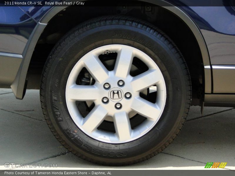 Royal Blue Pearl / Gray 2011 Honda CR-V SE