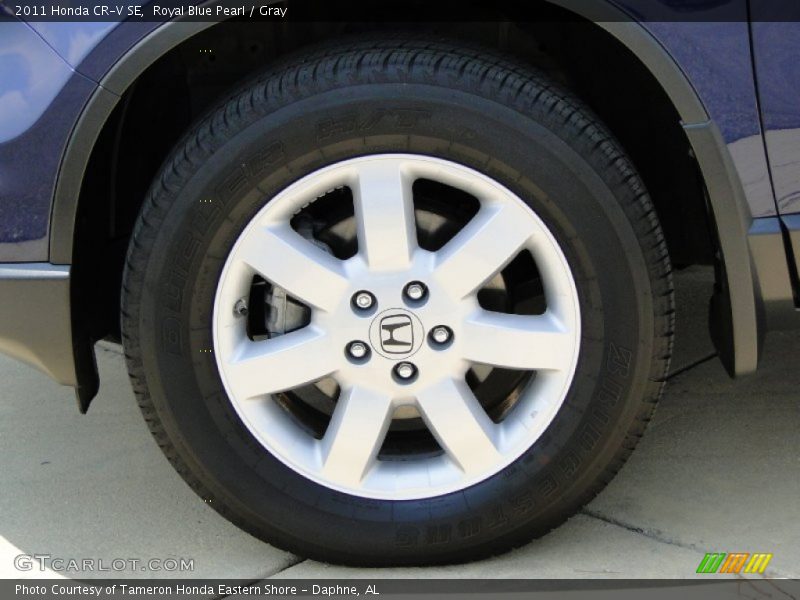 Royal Blue Pearl / Gray 2011 Honda CR-V SE