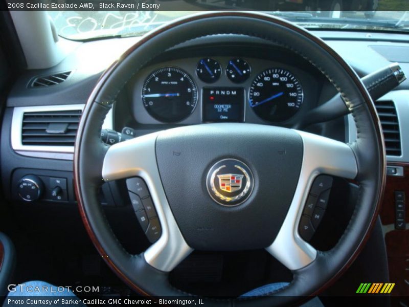 Black Raven / Ebony 2008 Cadillac Escalade AWD