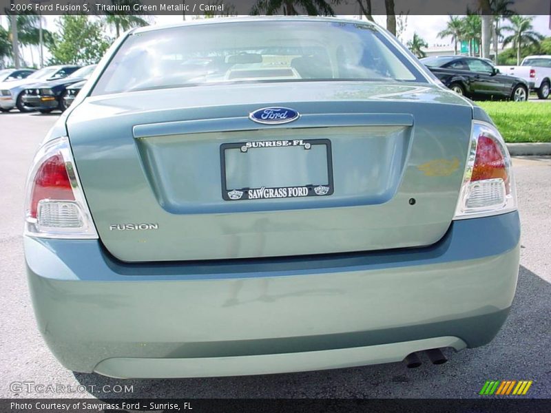 Titanium Green Metallic / Camel 2006 Ford Fusion S