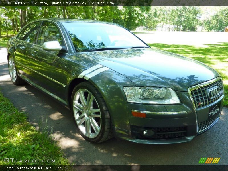 Quartz Gray Metallic / Silver/Light Gray 2007 Audi S8 5.2 quattro