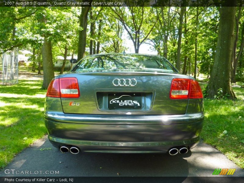 Quartz Gray Metallic / Silver/Light Gray 2007 Audi S8 5.2 quattro