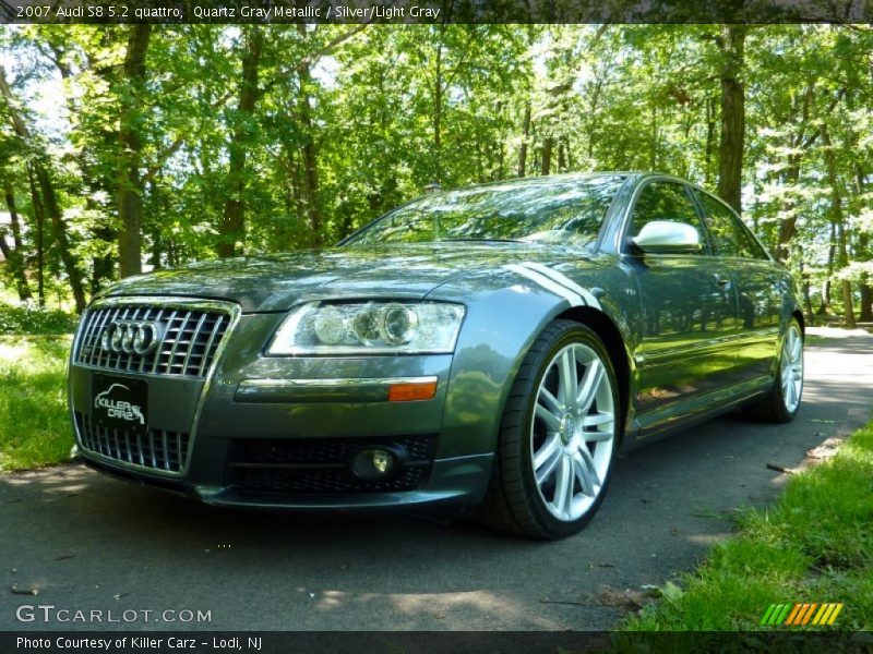 Quartz Gray Metallic / Silver/Light Gray 2007 Audi S8 5.2 quattro