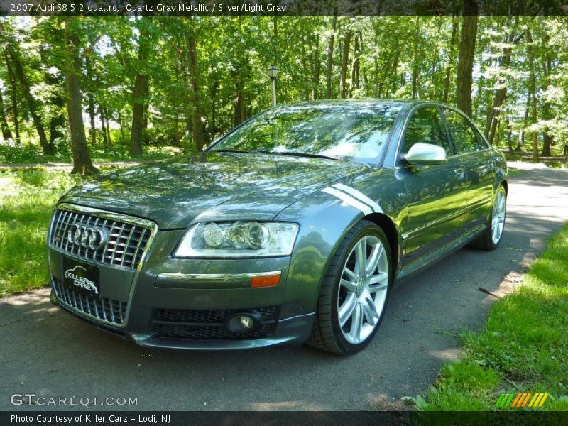 Quartz Gray Metallic / Silver/Light Gray 2007 Audi S8 5.2 quattro