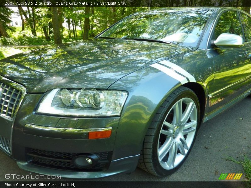 Quartz Gray Metallic / Silver/Light Gray 2007 Audi S8 5.2 quattro