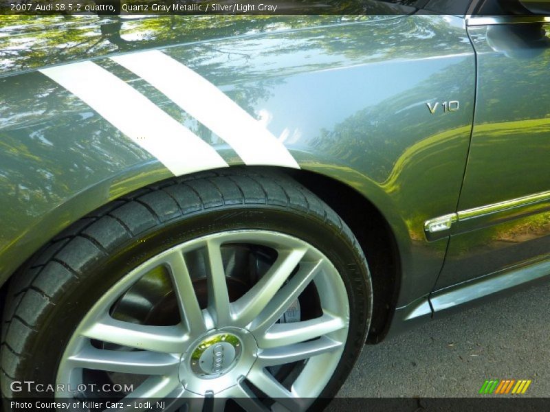 Quartz Gray Metallic / Silver/Light Gray 2007 Audi S8 5.2 quattro