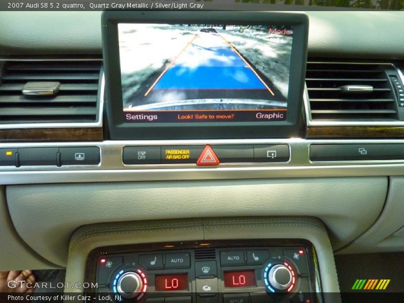Quartz Gray Metallic / Silver/Light Gray 2007 Audi S8 5.2 quattro