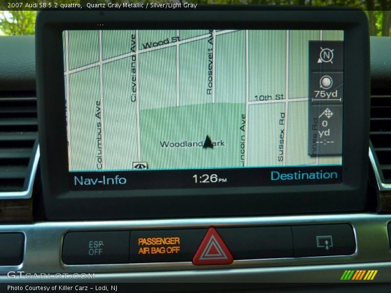 Navigation of 2007 S8 5.2 quattro