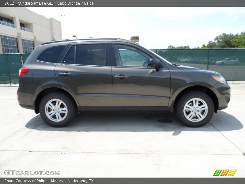 Cabo Bronze / Beige 2012 Hyundai Santa Fe GLS