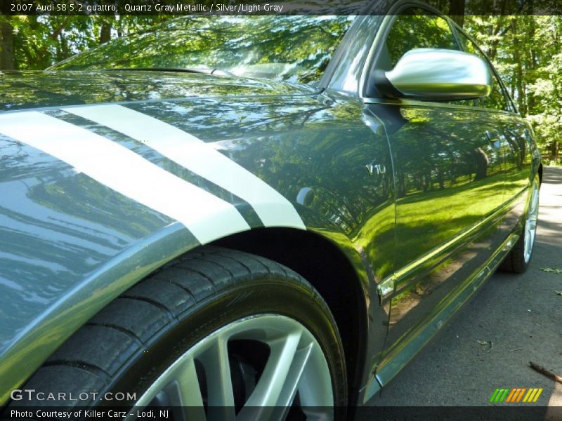 Quartz Gray Metallic / Silver/Light Gray 2007 Audi S8 5.2 quattro