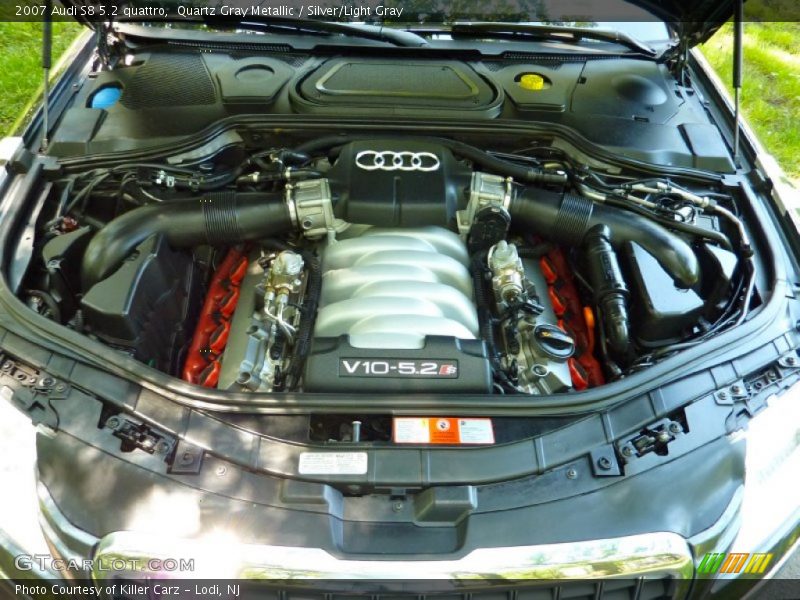  2007 S8 5.2 quattro Engine - 5.2 Liter DOHC 40-Valve VVT V10
