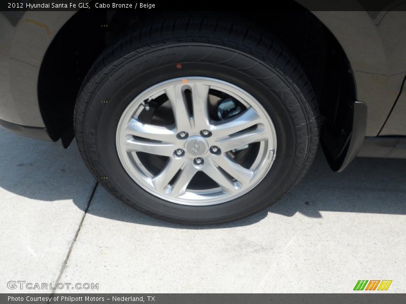 Cabo Bronze / Beige 2012 Hyundai Santa Fe GLS
