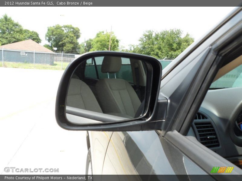 Cabo Bronze / Beige 2012 Hyundai Santa Fe GLS