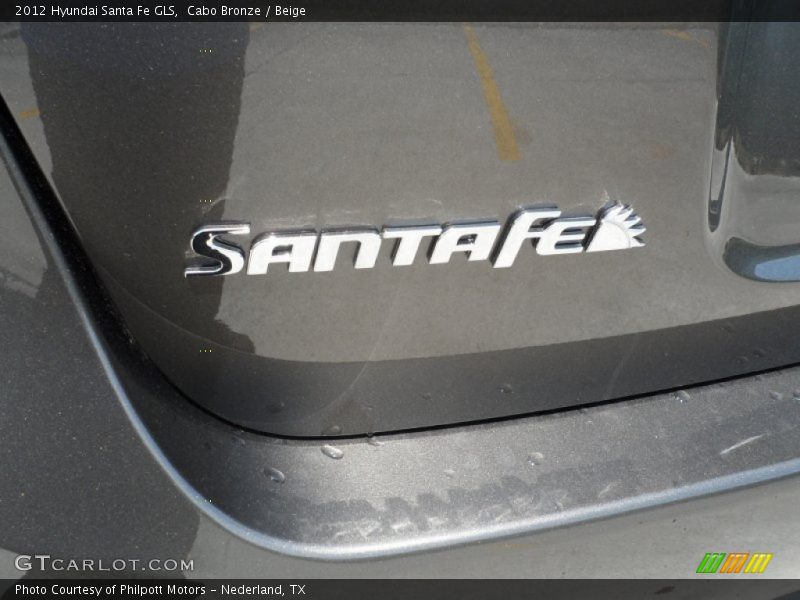 Cabo Bronze / Beige 2012 Hyundai Santa Fe GLS