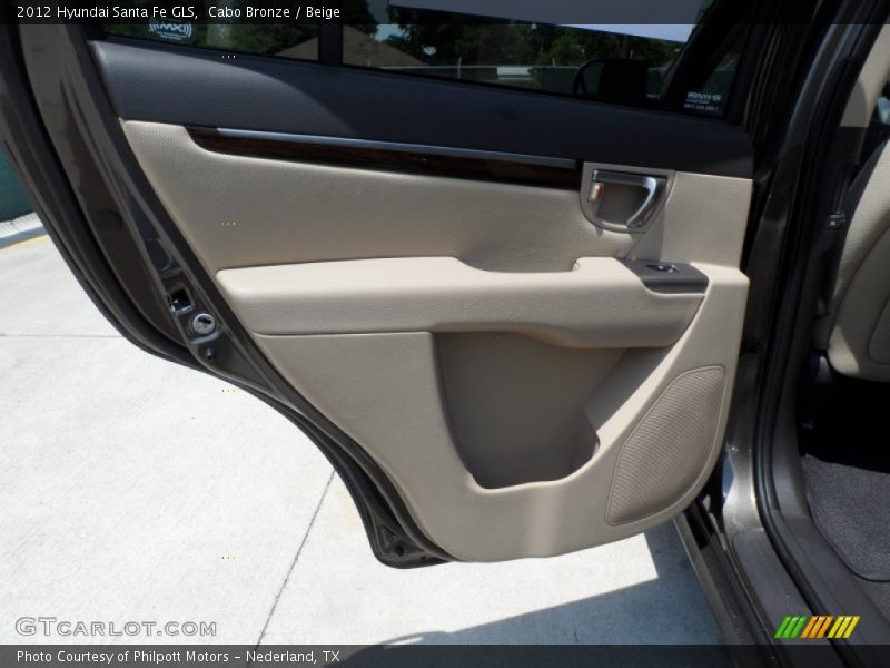 Cabo Bronze / Beige 2012 Hyundai Santa Fe GLS