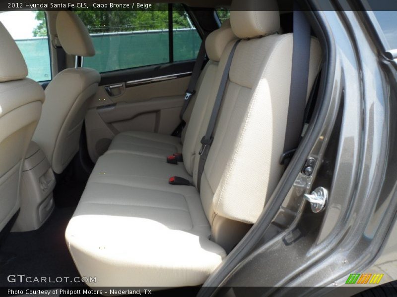 Cabo Bronze / Beige 2012 Hyundai Santa Fe GLS