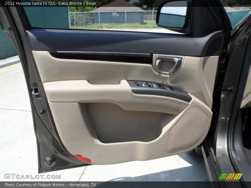 Cabo Bronze / Beige 2012 Hyundai Santa Fe GLS