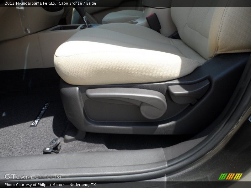 Cabo Bronze / Beige 2012 Hyundai Santa Fe GLS