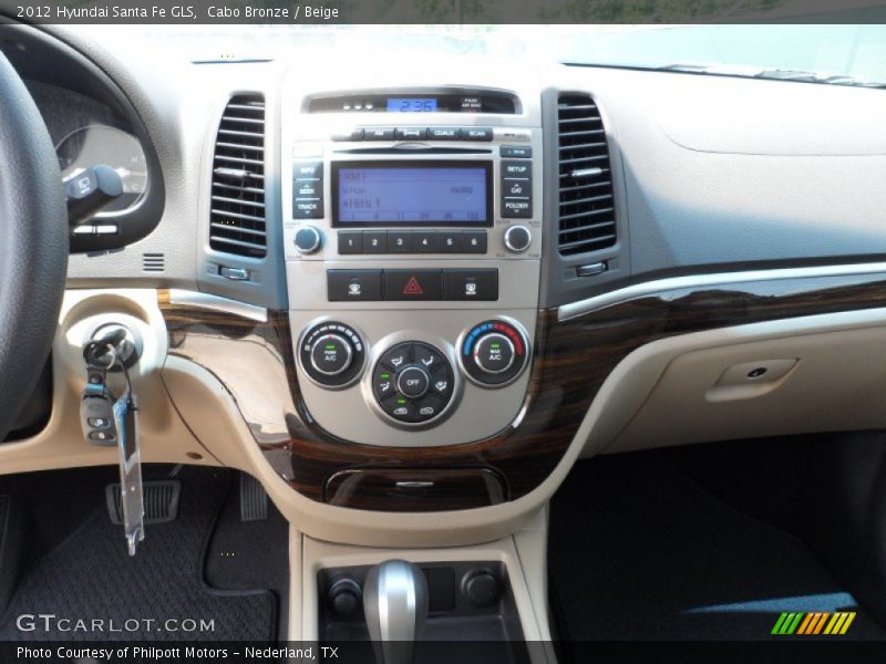 Cabo Bronze / Beige 2012 Hyundai Santa Fe GLS