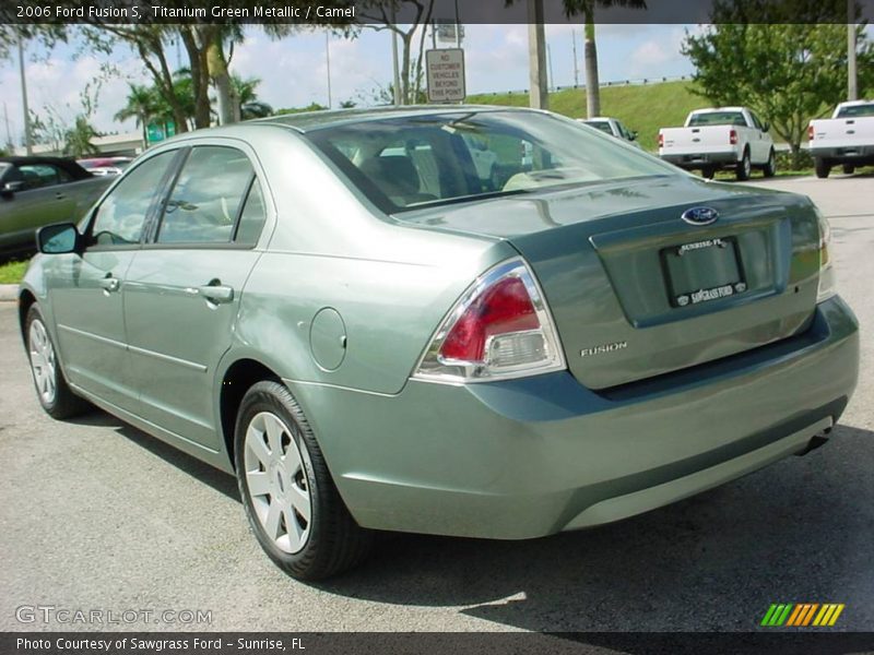 Titanium Green Metallic / Camel 2006 Ford Fusion S