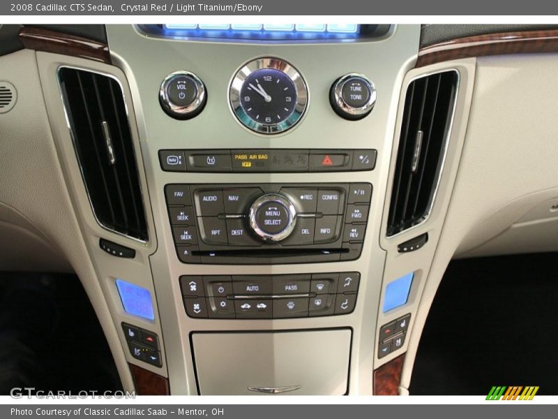 Crystal Red / Light Titanium/Ebony 2008 Cadillac CTS Sedan