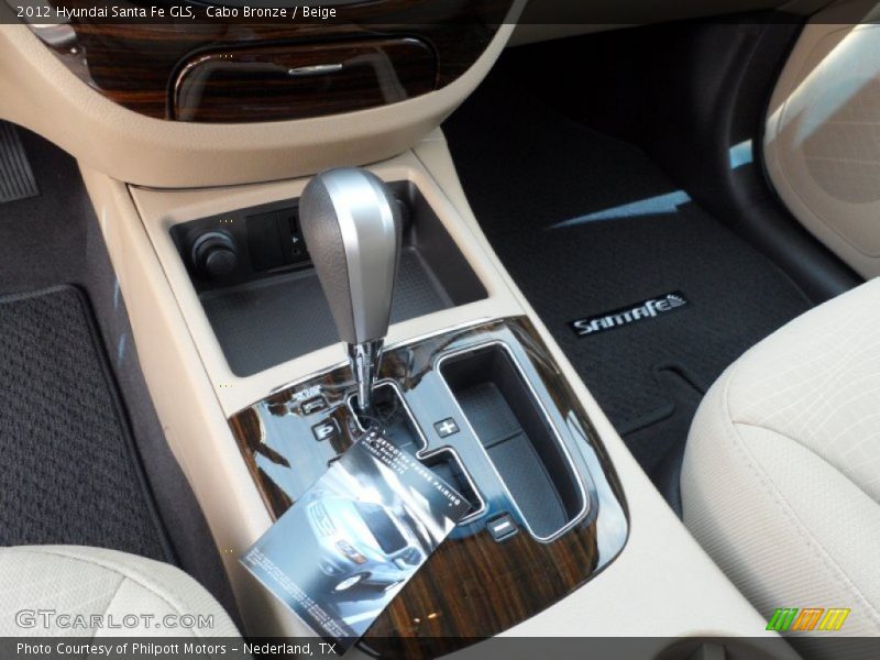 Cabo Bronze / Beige 2012 Hyundai Santa Fe GLS