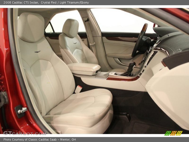 Crystal Red / Light Titanium/Ebony 2008 Cadillac CTS Sedan