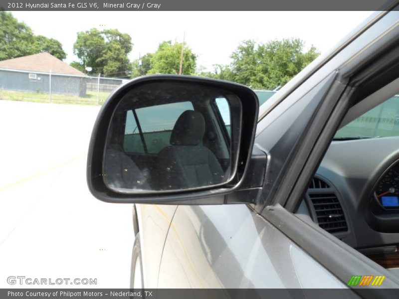 Mineral Gray / Gray 2012 Hyundai Santa Fe GLS V6