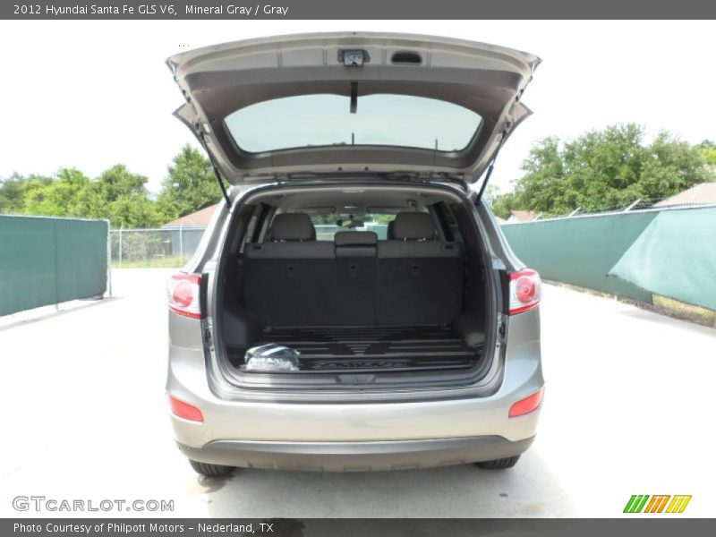 Mineral Gray / Gray 2012 Hyundai Santa Fe GLS V6