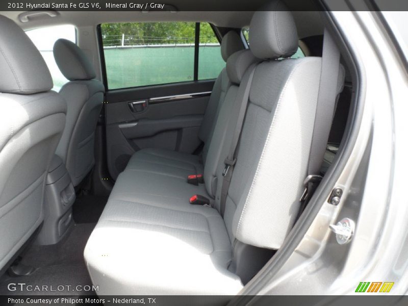 Mineral Gray / Gray 2012 Hyundai Santa Fe GLS V6
