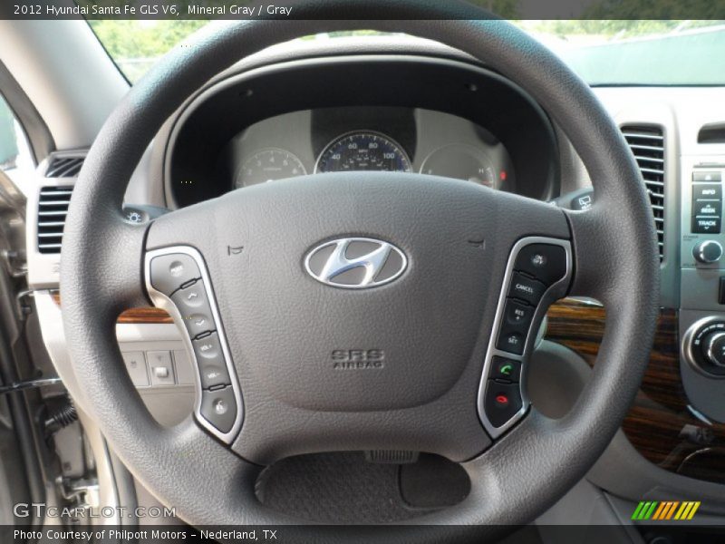  2012 Santa Fe GLS V6 Steering Wheel