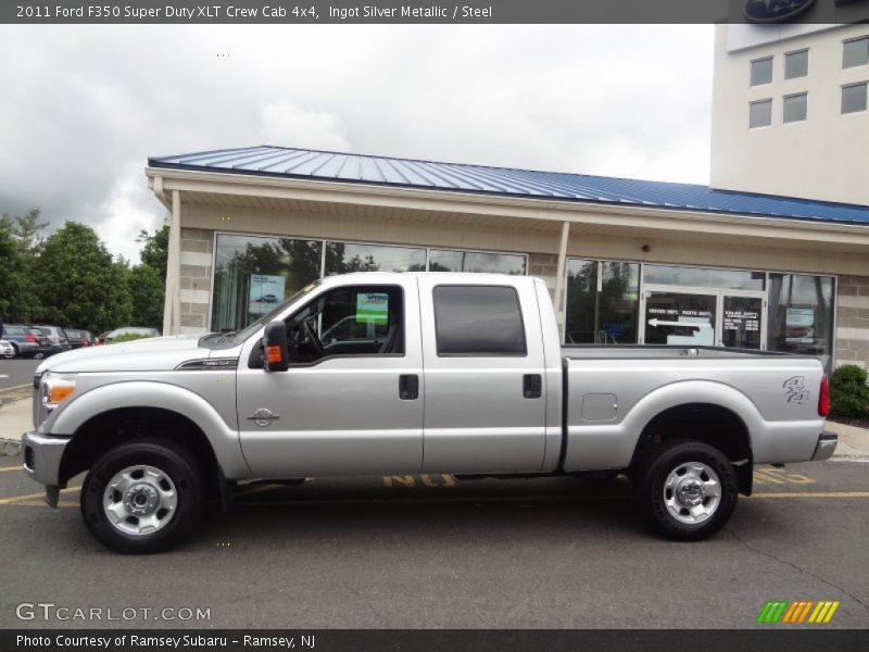  2011 F350 Super Duty XLT Crew Cab 4x4 Ingot Silver Metallic