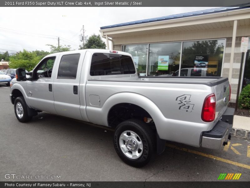 Ingot Silver Metallic / Steel 2011 Ford F350 Super Duty XLT Crew Cab 4x4