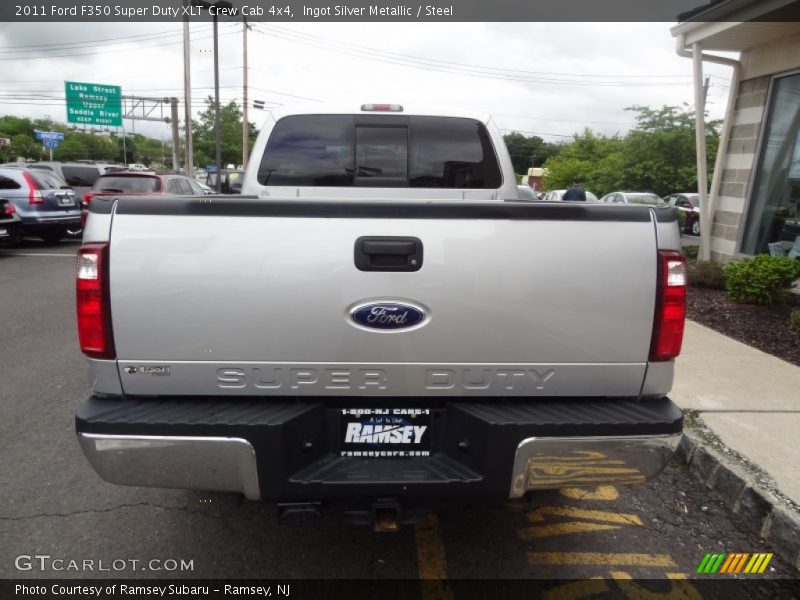 Ingot Silver Metallic / Steel 2011 Ford F350 Super Duty XLT Crew Cab 4x4