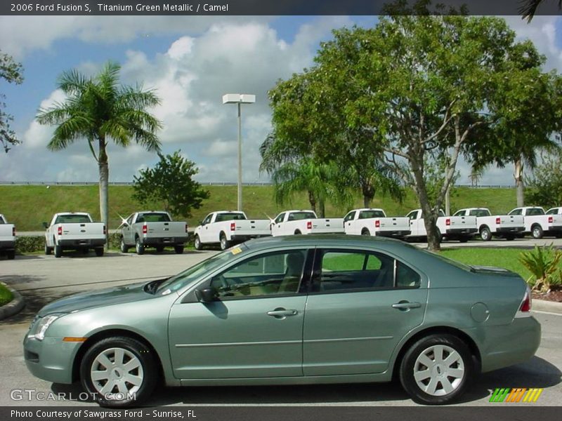 Titanium Green Metallic / Camel 2006 Ford Fusion S
