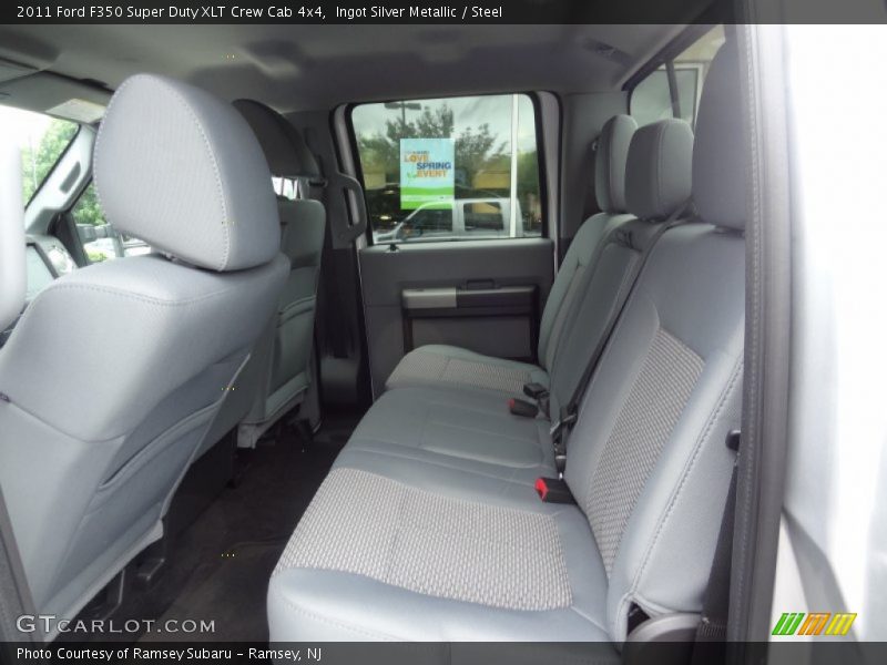  2011 F350 Super Duty XLT Crew Cab 4x4 Steel Interior