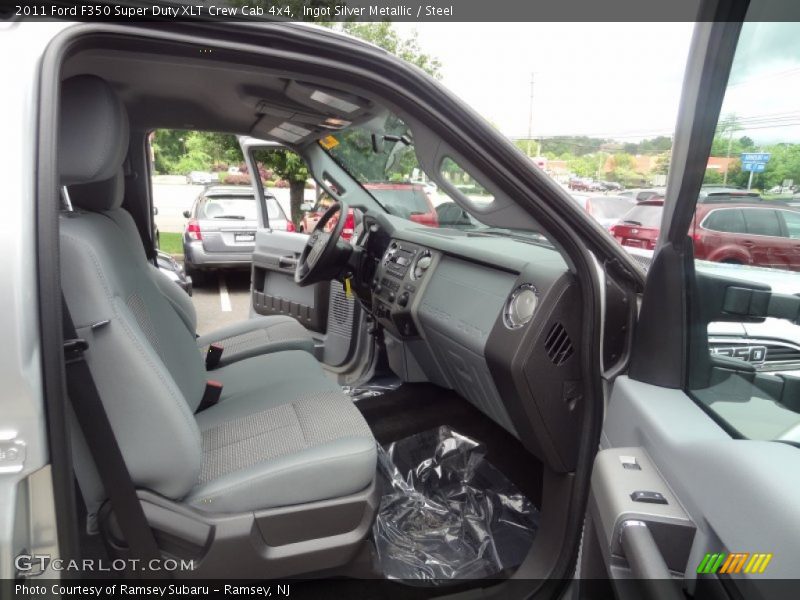  2011 F350 Super Duty XLT Crew Cab 4x4 Steel Interior