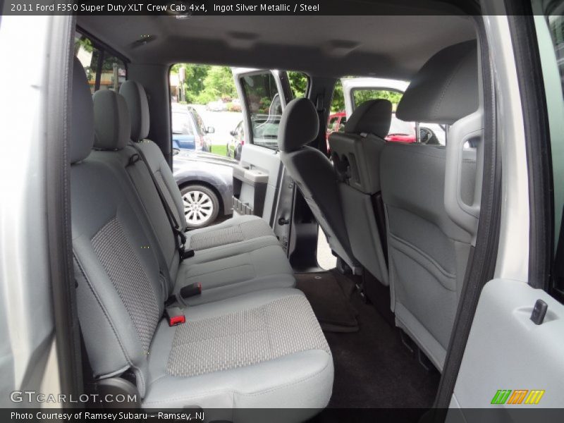  2011 F350 Super Duty XLT Crew Cab 4x4 Steel Interior