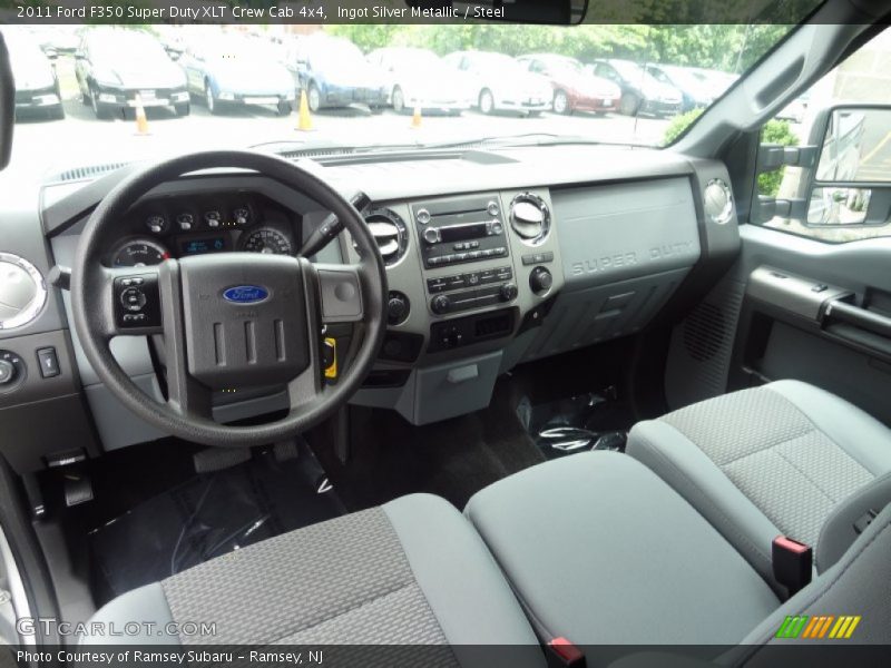 Steel Interior - 2011 F350 Super Duty XLT Crew Cab 4x4 
