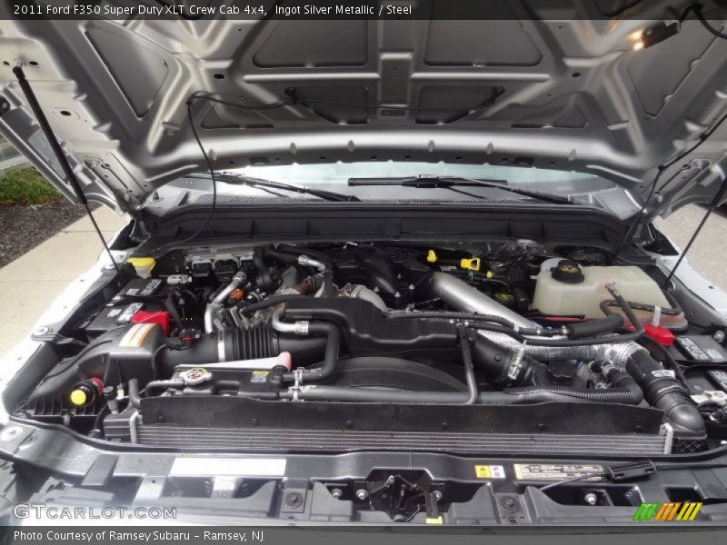 Ingot Silver Metallic / Steel 2011 Ford F350 Super Duty XLT Crew Cab 4x4