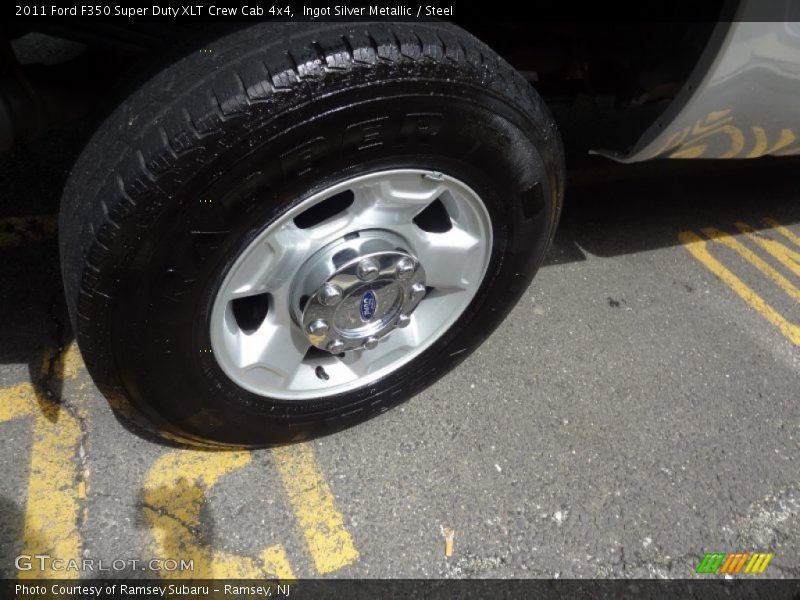 Ingot Silver Metallic / Steel 2011 Ford F350 Super Duty XLT Crew Cab 4x4