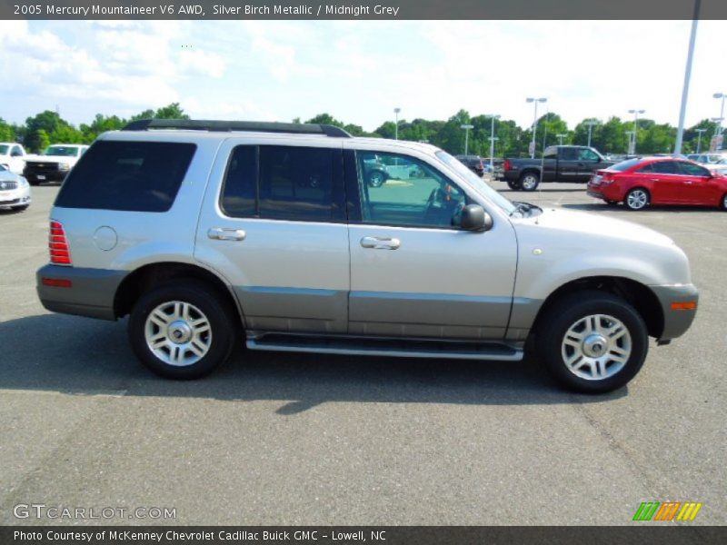 Silver Birch Metallic / Midnight Grey 2005 Mercury Mountaineer V6 AWD