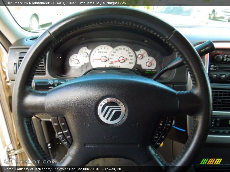 Silver Birch Metallic / Midnight Grey 2005 Mercury Mountaineer V6 AWD