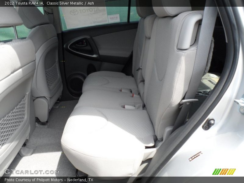 Rear Seat of 2012 RAV4 I4