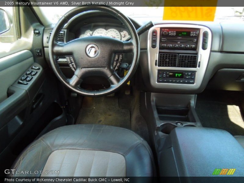 Silver Birch Metallic / Midnight Grey 2005 Mercury Mountaineer V6 AWD