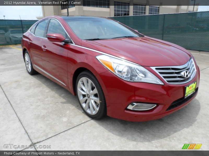 Venetian Red Pearl / Camel 2012 Hyundai Azera