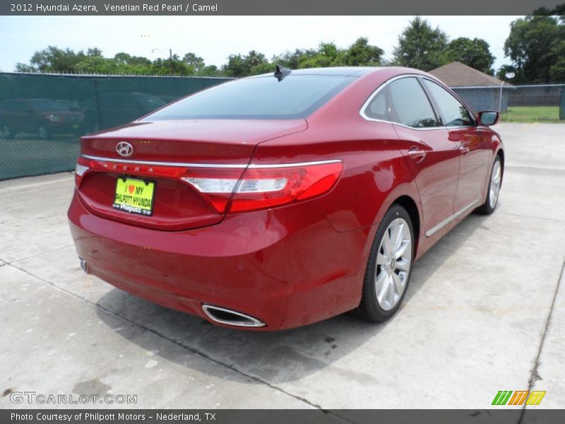 Venetian Red Pearl / Camel 2012 Hyundai Azera